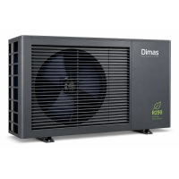 Термопомпа Dimas 8 kW – Въздух-вода – Моноблок – R290 – Монофазна- Високотемпературна