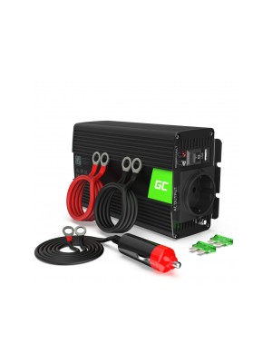 Микроинвертор Green Cell Power Inverter 12V to 230V 300W/600W Pure sine wave