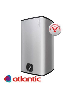 Електрически бойлер Atlantic CUBE Silver Steatite Wi-Fi, 75 литра