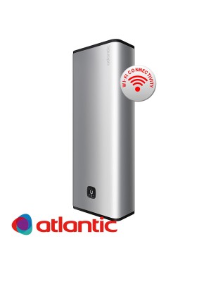 Мултипозиционен бойлер Atlantic Vertigo Steatite Wi-Fi 100 Silver, 80 литра