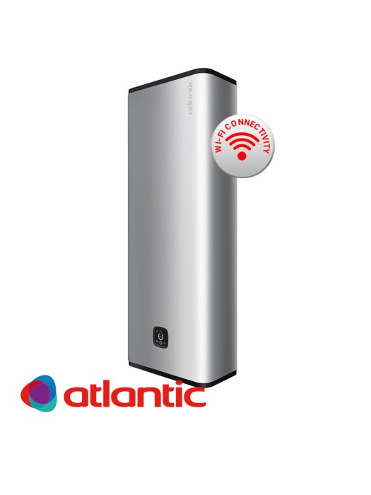 Мултипозиционен бойлер Atlantic Vertigo Steatite Wi-Fi 100 Silver, 80 литра