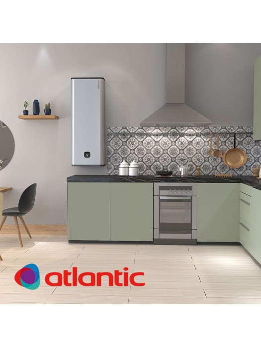 Мултипозиционен бойлер Atlantic Vertigo Steatite Wi-Fi 100 Silver, 80 литра