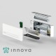  Високостенен вентилаторен конвектор Innova Filomuro Slim Fit SW 600 с безжично IR дистанционно, десен
