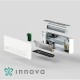 Високостенен вентилаторен конвектор с увеличена мощност Innova Filomuro Slim Fit SW XL 800 с безжично IR дистанционно, десен