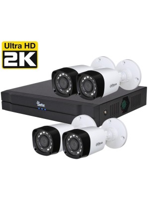 Система за видеонаблюдение Safer/Dahua - 4 камери 4MP за външен монтаж