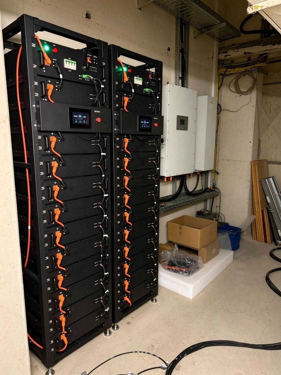 Примерен монтаж на Ecosolex HV rack батерии